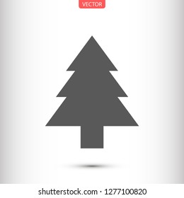 Christmas tree vector icon 10 eps