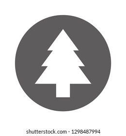 Christmas tree vector icon 10 eps