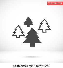 Christmas tree vector icon 10 eps