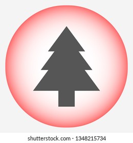Christmas tree vector icon 10 eps