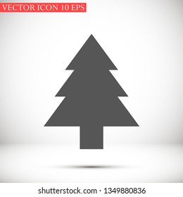 Christmas tree vector icon 10 eps