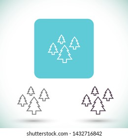 Christmas tree vector icon 10 eps , Lorem ipsum Flat design