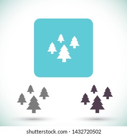 Christmas tree vector icon 10 eps , Lorem ipsum Flat design