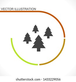 Christmas tree vector icon 10 eps , Lorem ipsum Flat design
