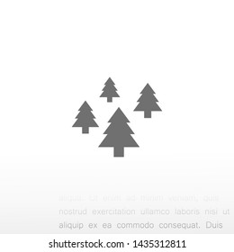 Christmas tree vector icon 10 eps , Lorem ipsum Flat design