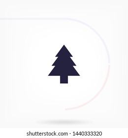 Christmas tree vector icon 10 eps , Lorem ipsum Flat design