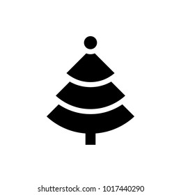 christmas tree vector icon