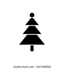 christmas tree vector icon
