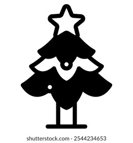 Weihnachtsbaum, Vektorgrafik-Symbol