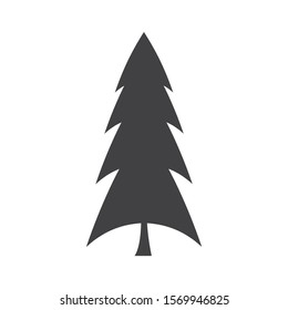 Christmas Tree Vector Icon Stock Vector