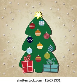 Christmas Tree - vector illustration