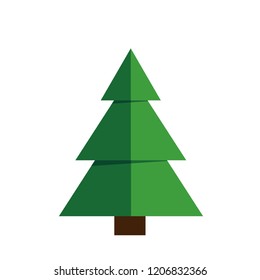 Christmas tree vector illustration