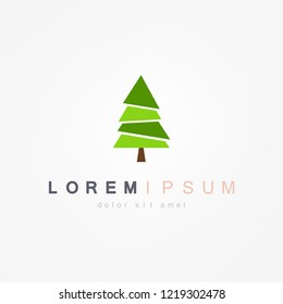 Christmas tree. Vector illustration