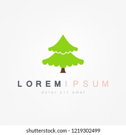 Christmas tree. Vector illustration