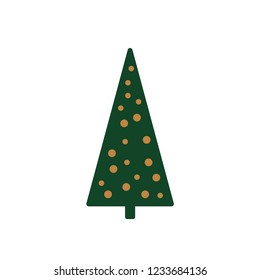 Christmas tree vector illustration