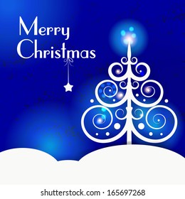 Christmas tree vector illustration