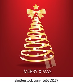 Christmas tree. vector illustration.