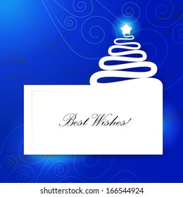 Christmas tree vector illustration