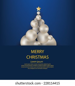 Christmas tree vector Illustration