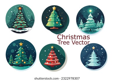 Christmas Tree Vector. Tree. Christmas Tree illustration