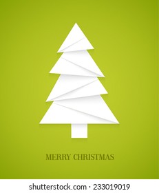 Christmas tree. Vector illustration.