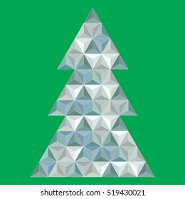 Christmas tree vector illustration
