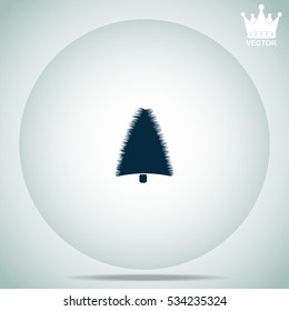 Christmas tree  vector illustration.
