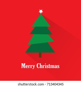 Christmas tree. Vector illustration