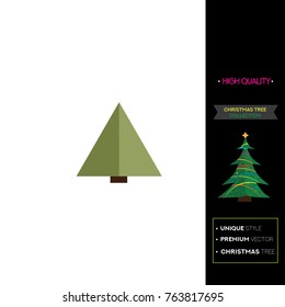 Christmas tree vector illustration