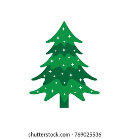 Christmas Tree Vector Illustration