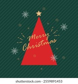 Christmas tree vector illustration background