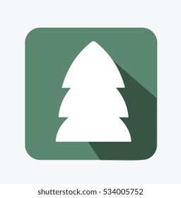 Christmas tree vector illustration background 