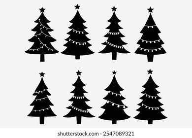 Christmas tree vector illustration design