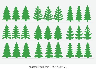 Christmas tree vector illustration design