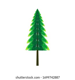 Christmas tree, vector illustration eps 10