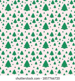 Christmas  tree vector illustration pattern 
