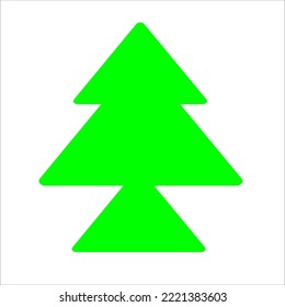 Christmas tree. Vector Illustration, Picture, Computer graphic