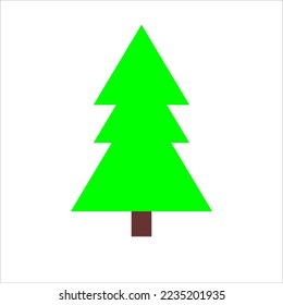Christmas tree. Vector Illustration, Picture, Computer graphic