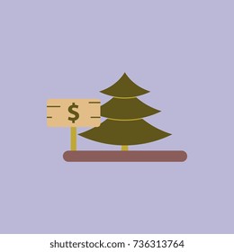 christmas tree Vector illustration christmas tree for sale