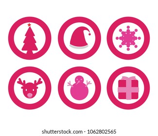 Christmas Tree vector illustration
set logo and design vector natal 