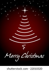 christmas tree - vector image