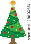 Christmas tree Vector image or clip art