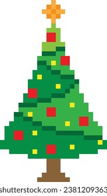 Christmas tree Vector image or clip art