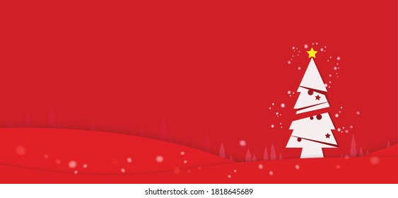 The  Christmas tree vector image for holiday content.
