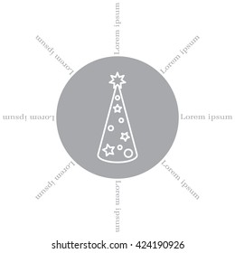 Christmas tree vector line icon.