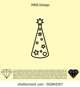 Christmas tree vector line icon.