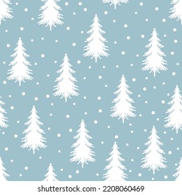 Christmas tree vector running repeat design pattern illustration. vector Christmas design. Christmas print design pattern. Christmas design illustration.