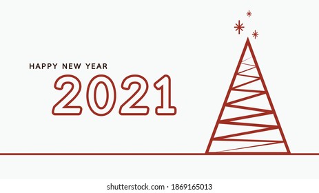Weihnachtsbaumvektor. Weihnachtsbaumschild. Symbol. freier Platz für Text. Weihnachtspostkarte.