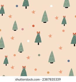 Christmas tree wallpaper use for background design, print, social networks, packaging, textile, web, cover, banner and etc.