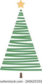 Christmas Tree Winter Decoration Tree Craft Holiday Card Display